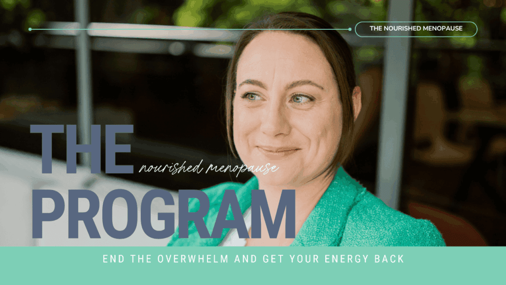 middle-aged woman smiling and feeling confident bout her nutrition after joining the nourished menopause program