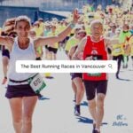 young and old runners smiling during a vancouver race