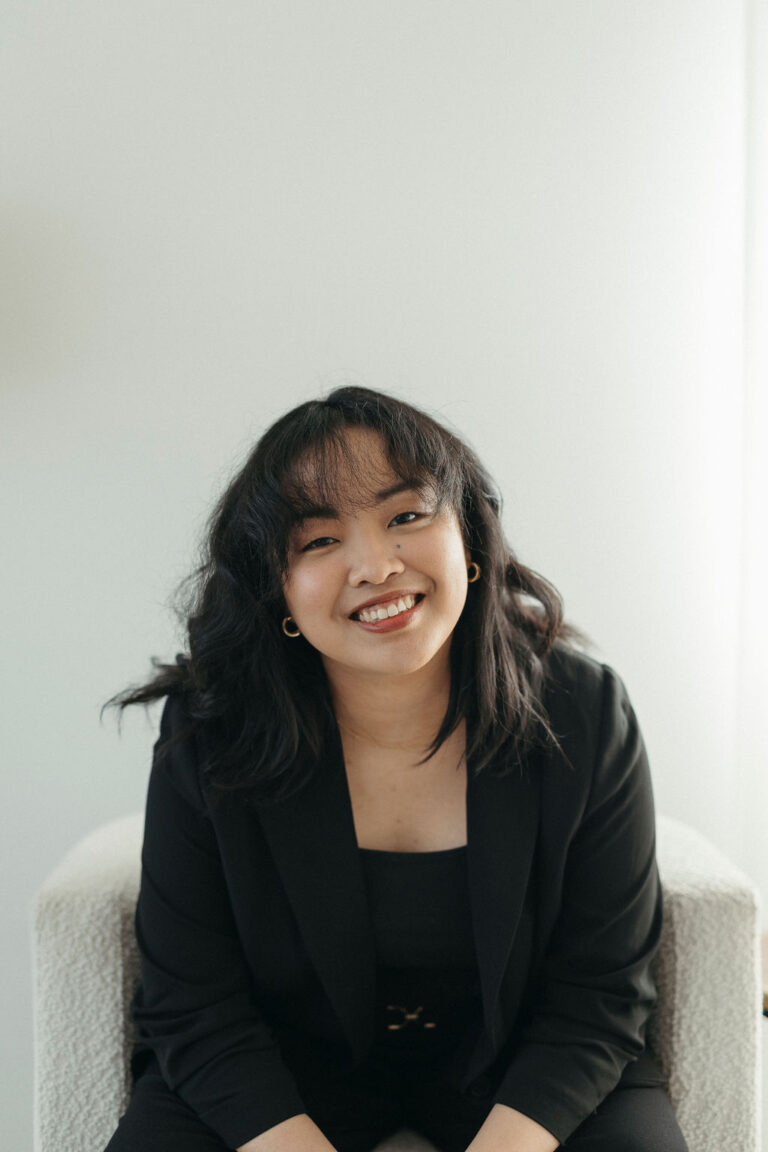Alyssa Sangalang of Contrast Collective Co—the official web design partner of BC Dietitians.